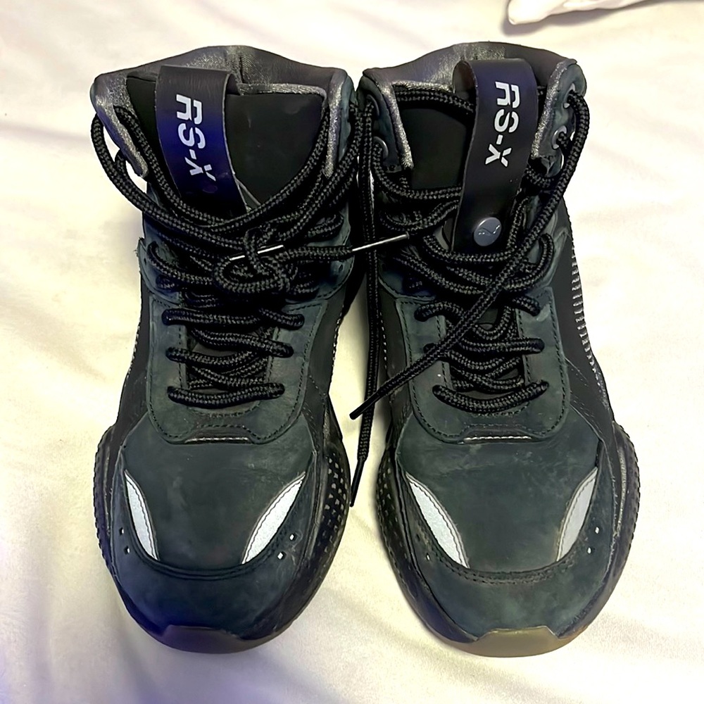 puma rs running system boots kids 3.5